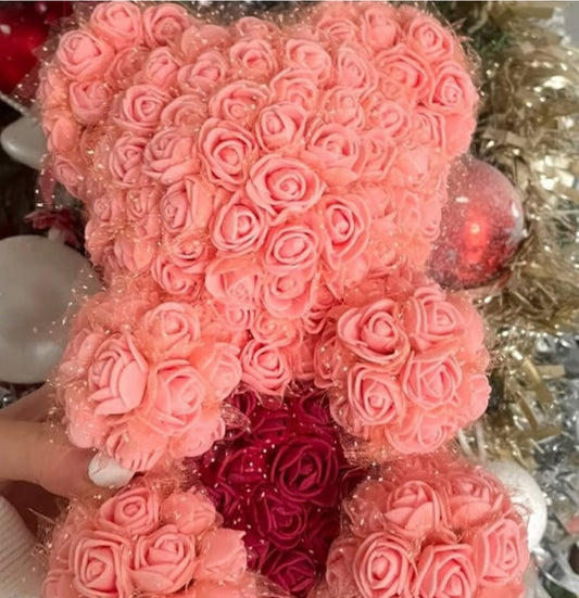 🧸🌸 Ours en fleurs personnalisé – 15 à 20 cm – 20€ 🌸🧸