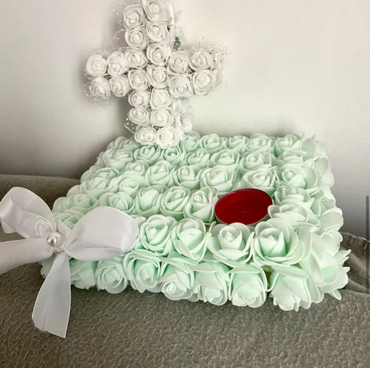 🕊️🌸 Plateau funèbre personnalisé – Couleurs au choix – 15€ 🌸🕊️