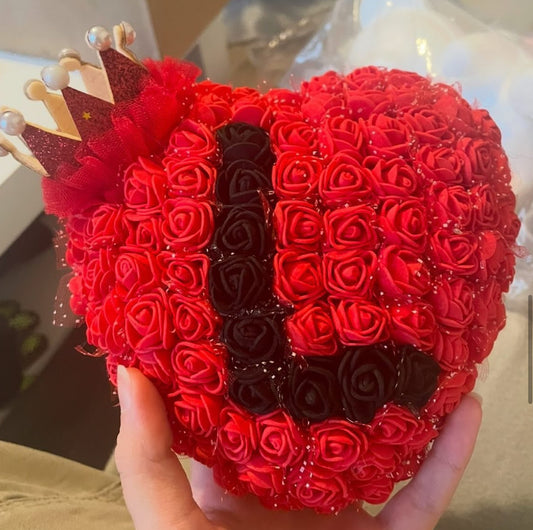 👑❤️ Cœur personnalisé avec initiale & couronne – 22€ ❤️👑